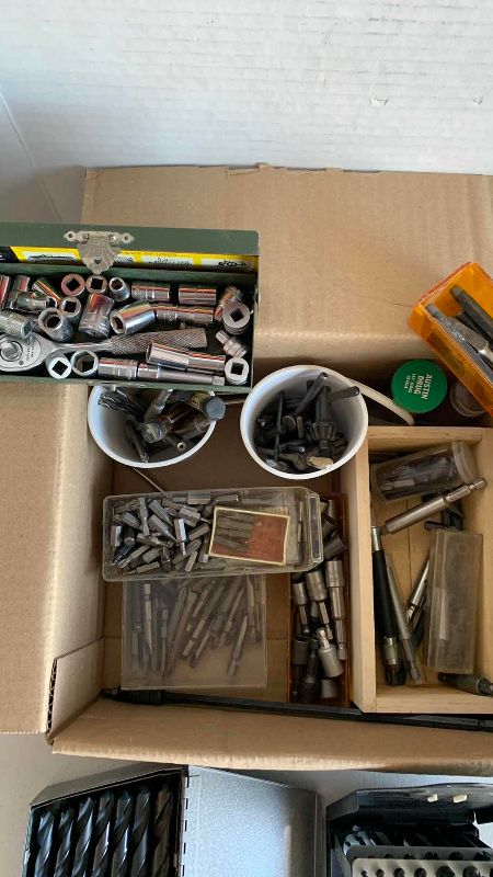 Photo 1 of ASSORTED DRILL BITS AND SCREWDRIVER TIPS