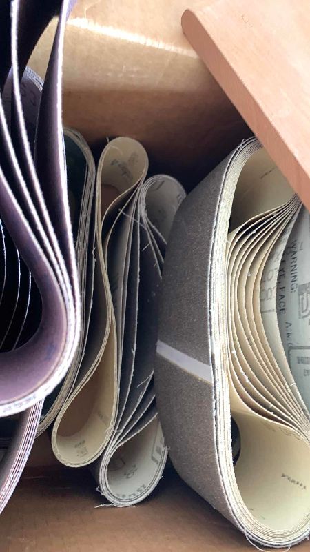 Photo 1 of VARIOUS GRIT 4” BELT SANDPAPER