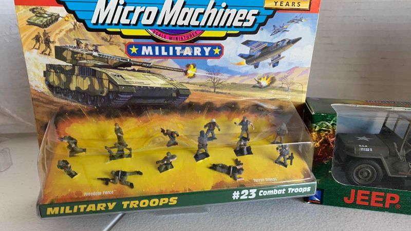 Photo 1 of MICRO MACHINES MILITARY SETS AND A JEEP