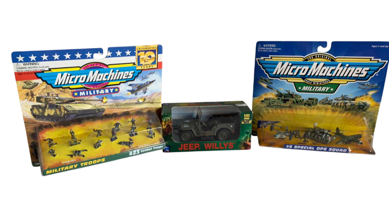 Photo 1 of MICRO MACHINES MILITARY SETS AND A JEEP