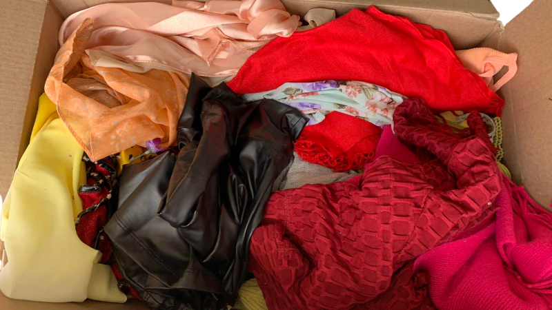 Photo 1 of BOX OF WOMENS SCARVES AND WRAPS