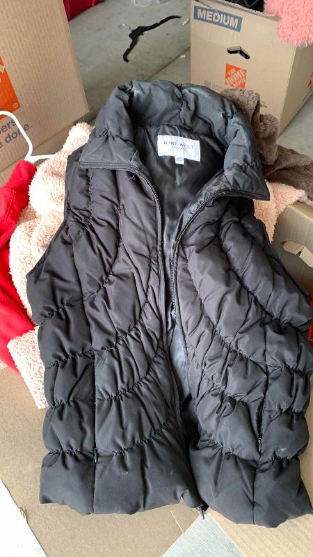 Photo 1 of BOX OF WOMENS COATS AND JACKETS SIZE M AND L