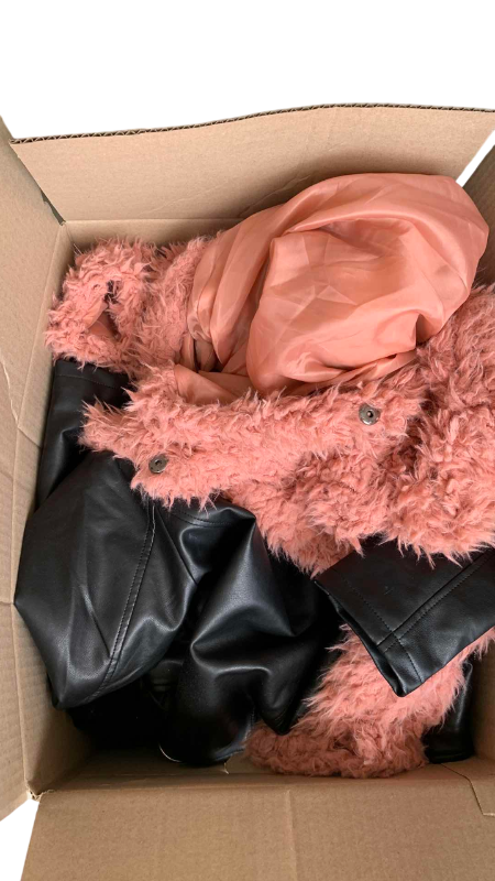 Photo 1 of BOX OF WOMENS CLOTHING SIZE S AND M