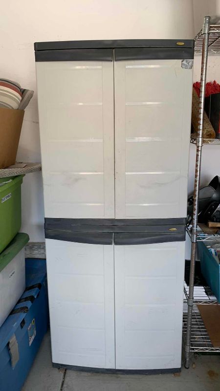 Photo 1 of 2-GARAGE STORAGE CHESTS CONTENTS INCLUDED