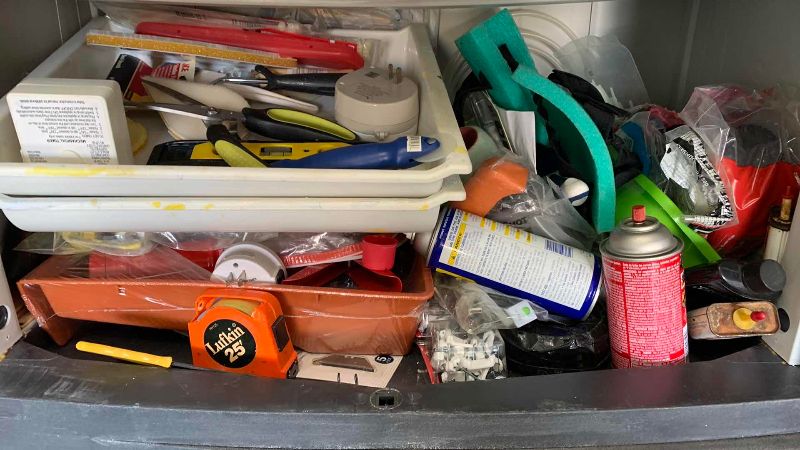 Photo 1 of 2-GARAGE STORAGE CHESTS CONTENTS INCLUDED