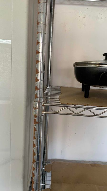Photo 1 of METAL SHELVING CONTENTS INCLUDED