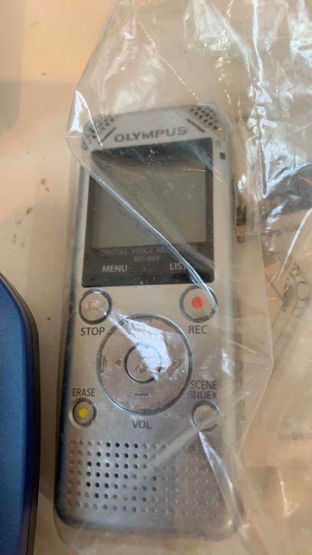 Photo 1 of CD AND CASSETTE PLAYERS, VOICE RECORDER AND A DIGITAL CAMERA