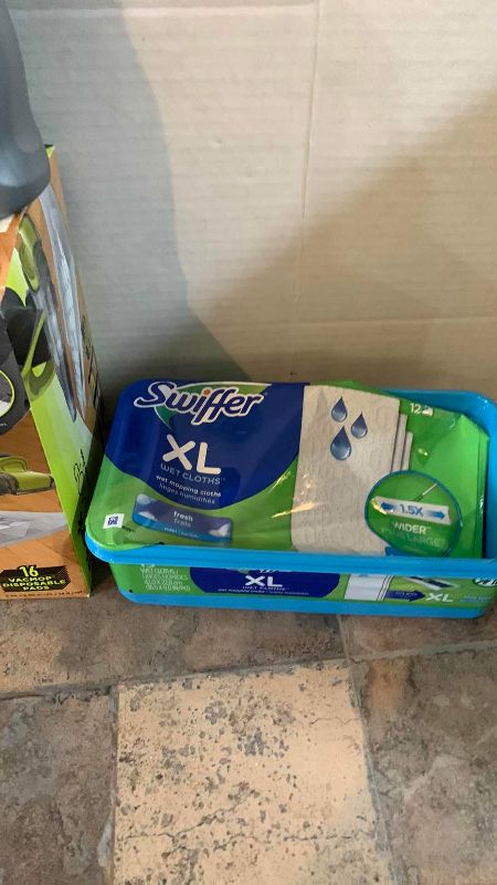 Photo 1 of SHARK AND SWIFTER CLEANING SUPPLIES