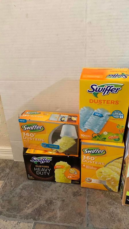 Photo 1 of SHARK AND SWIFTER CLEANING SUPPLIES