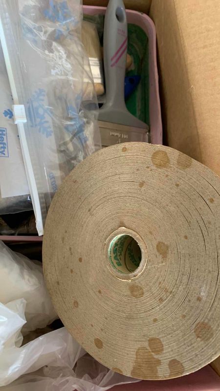 Photo 1 of BOX OF PAINTINGS SUPPLIES