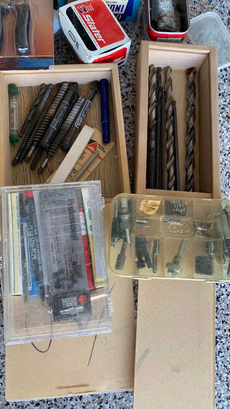 Photo 1 of ASSORTED DRILL BITS INCLUDING CONCRETE