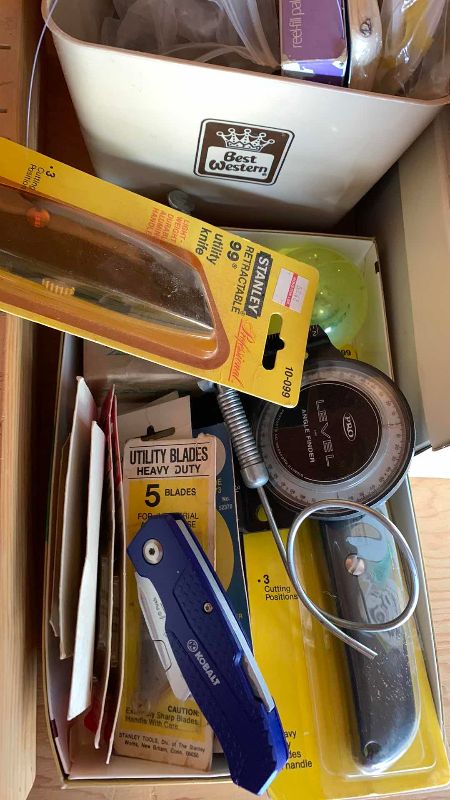 Photo 1 of SANDPAPER, BLADES AND HARDWARE