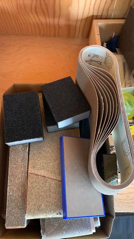 Photo 1 of SANDPAPER, BLADES AND HARDWARE