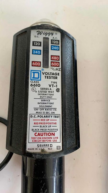 Photo 1 of VINTAGE PAIR OF WIGGY VOLTAGE TESTERS