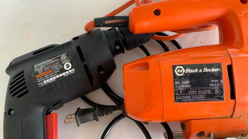 Photo 1 of DRILL MASTER DRILL AND A BLACK AND DECKER JIGSAW