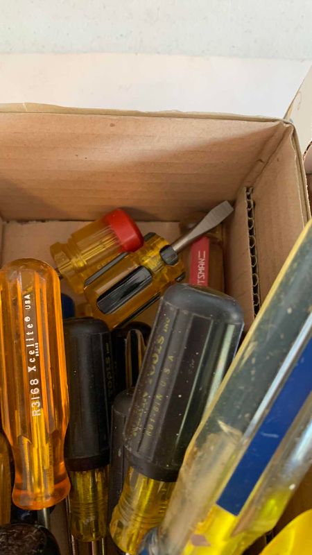 Photo 1 of ASSORTED TYPES OF SCREWDRIVERS