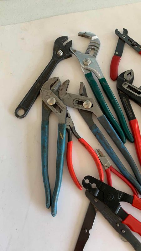 Photo 1 of ASSORTED TYPES OF WRENCHES