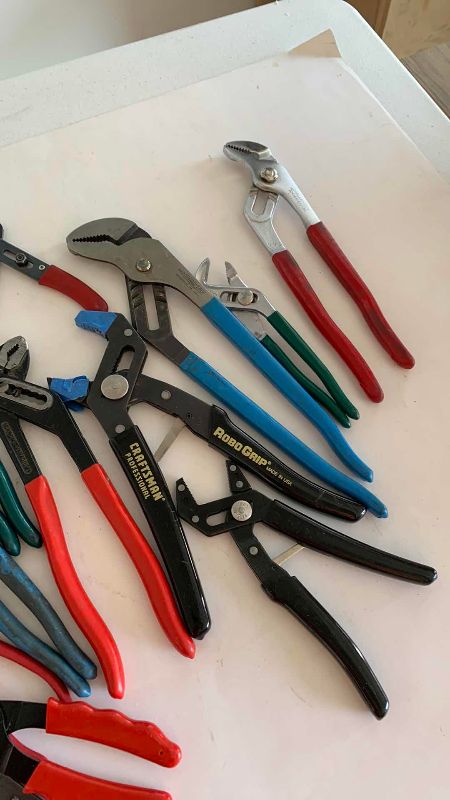 Photo 1 of ASSORTED TYPES OF WRENCHES
