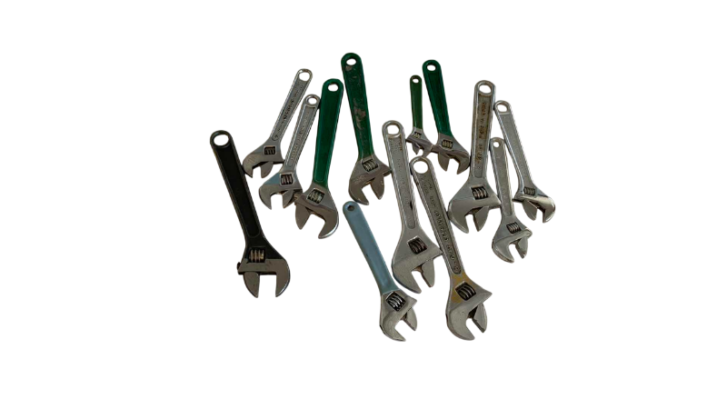 Photo 1 of ASSORTED SIZES OF CRESCENT WRENCHES