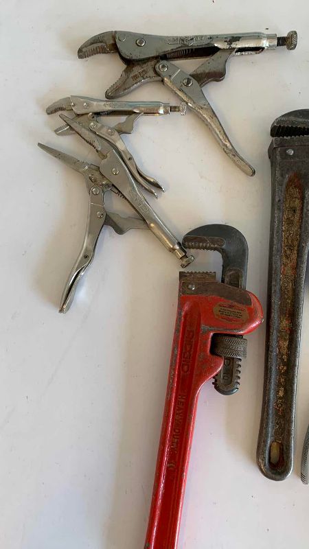 Photo 1 of ASSORTED TYPES OF WRENCHES