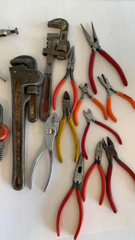 Photo 1 of ASSORTED TYPES OF WRENCHES