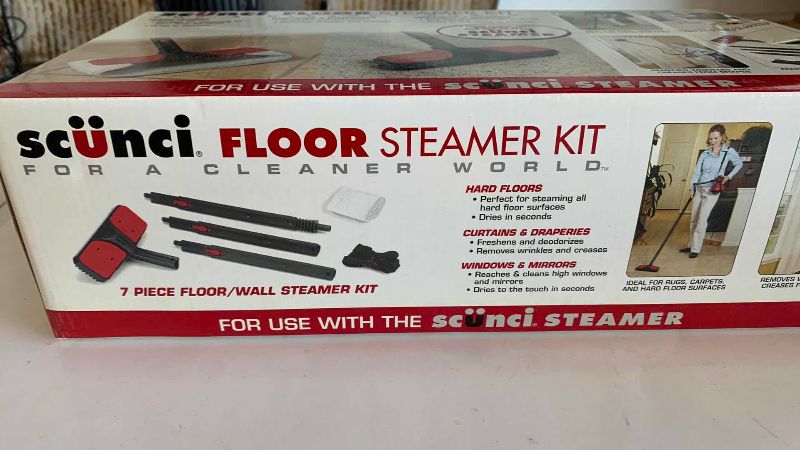 Photo 1 of SCUNCI FLOOR STEAMER KIT