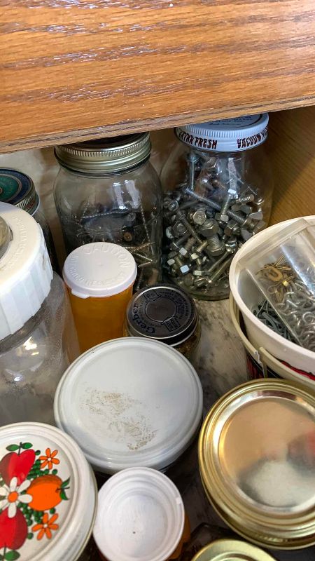 Photo 1 of CONTENTS OF DRAWER HARDWARE