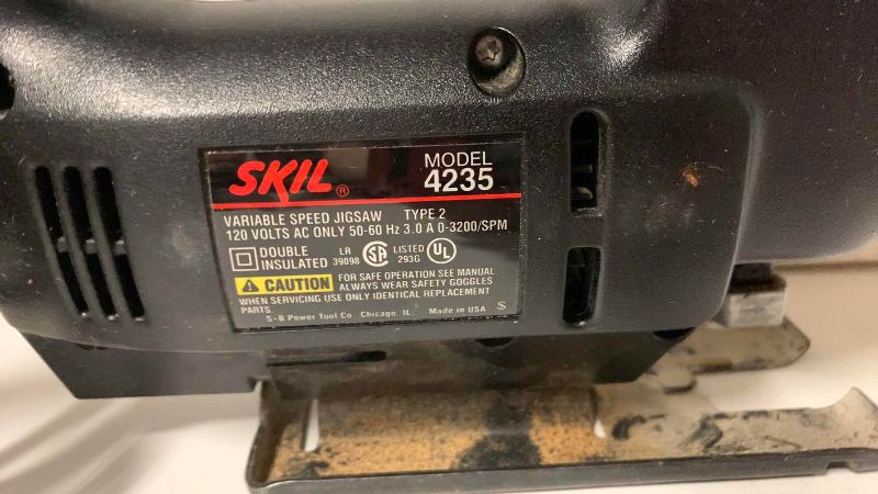 Photo 1 of SKIL SKILSAW VARIABLE SPEED JIGSAW MODEL 4235