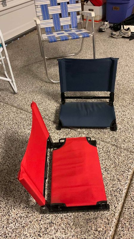 Photo 1 of LAWN CHAIRS, STADIUM SEATS AND REPLACEMENT SEAT MATERIALS
