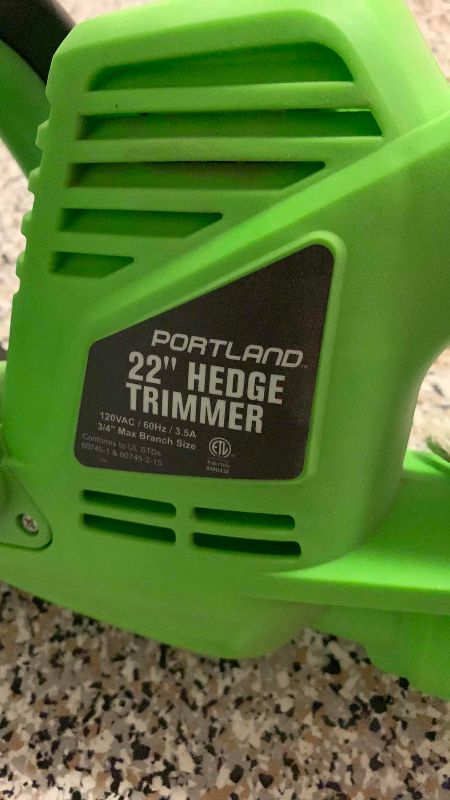 Photo 1 of 2-ELECTRIC HEDGE TRIMMERS