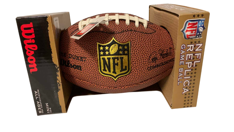 Photo 1 of NFL FOOTBALL REPLICA MINI GAME BALL