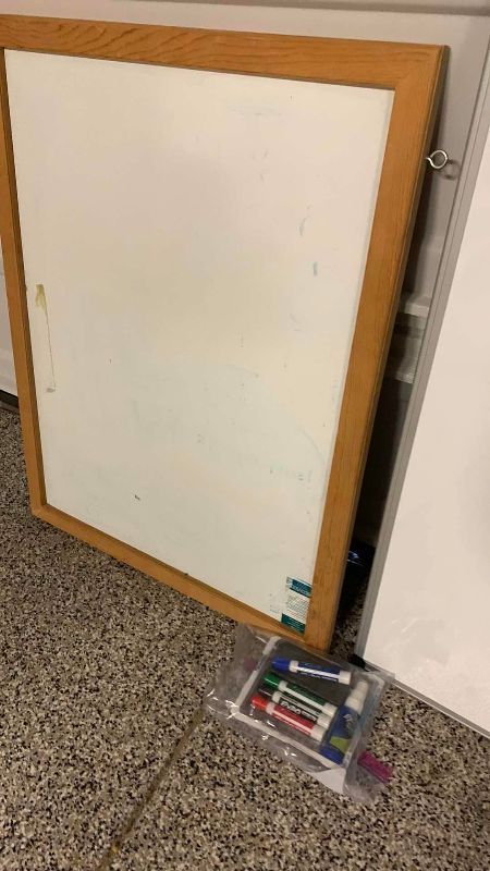 Photo 1 of 2-WHITEBOARDS AND MARKERS