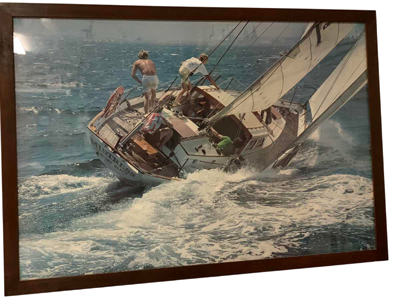 Photo 1 of MISTRESS SAILBOAT FRAMED PHOTOGRAPH 63” X 43”