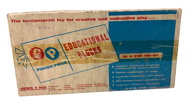 Photo 1 of VINTAGE FISHER-PRICE EDUCATIONAL WOOD BLOCKS