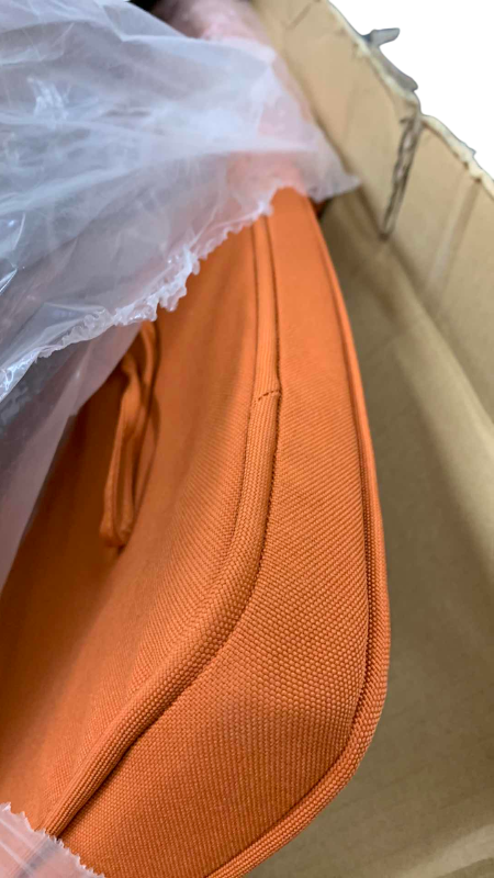Photo 1 of ORANGE RECLINING PATIO CHAIR CUSHIONS
