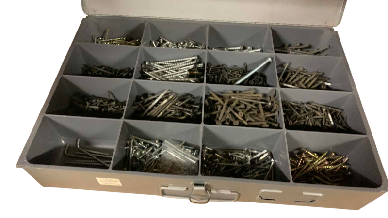 Photo 1 of METAL CONTAINER OF HARDWARE