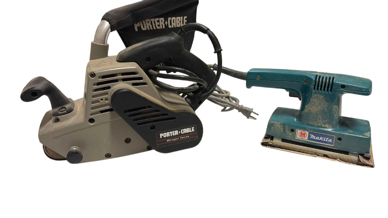 Photo 1 of 2-ELECTRIC SANDER TOOLS PORTER-CABLE AND MAKITA