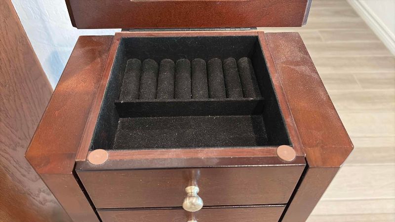 Photo 1 of JEWELRY TOWER ORGANIZER 11” X 9” H 34”