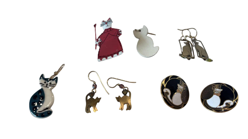 Photo 1 of ASSORTED CAT JEWELRY