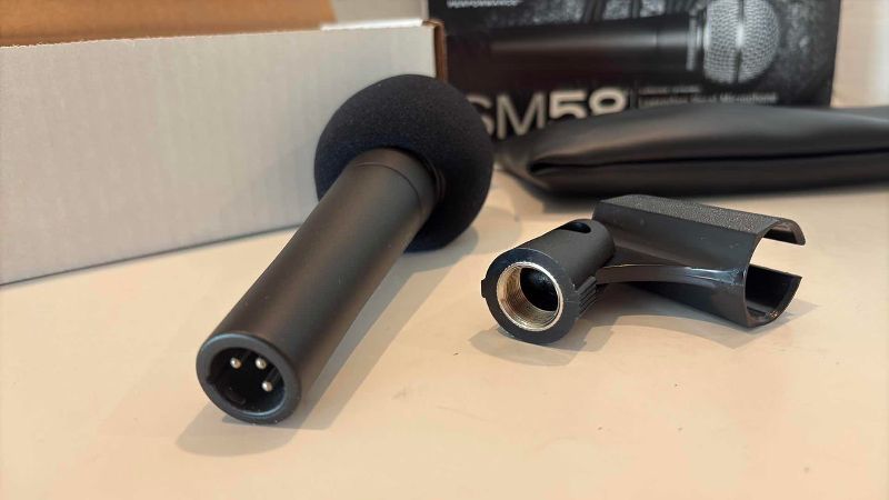 Photo 1 of SHURE SM58 DYNAMIC MICROPHONE