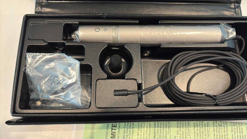 Photo 1 of SONY ECM-77B MICROPHONE IN BOX