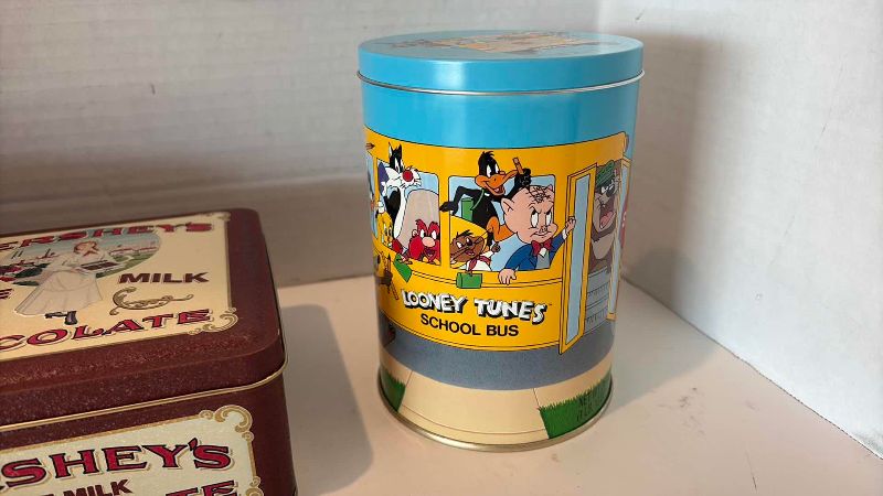 Photo 1 of ASSORTED TIN CONTAINERS