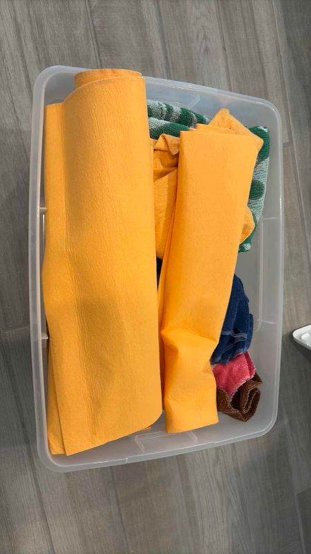 Photo 1 of ASSORTED BIN OF TOWELS