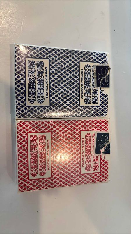 Photo 1 of BOX OF LAS VEGAS CASINO CIRCUS CIRCUS CARDS