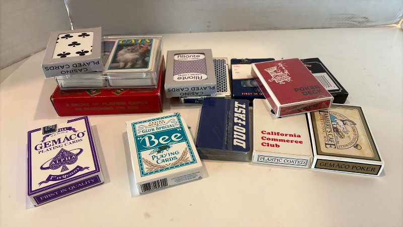 Photo 1 of ASSORTED LAS VEGAS VINTAGE CASINO CARDS