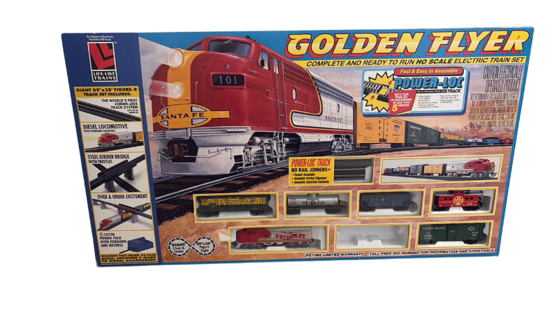 Photo 1 of GOLDEN FLYER HO SCALE ELECTRIC TRAIN SET