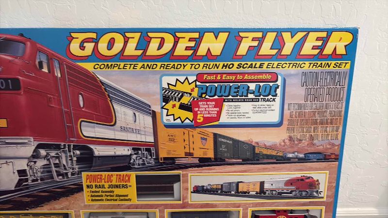 Photo 1 of GOLDEN FLYER HO SCALE ELECTRIC TRAIN SET