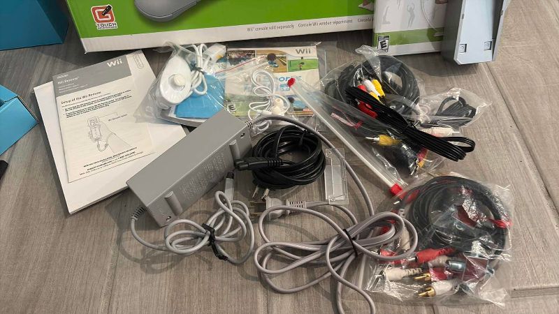 Photo 1 of WII GAME SYSTEM, AND WII FIT