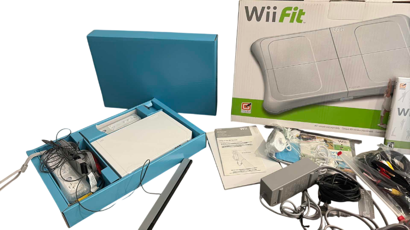Photo 1 of WII GAME SYSTEM, AND WII FIT