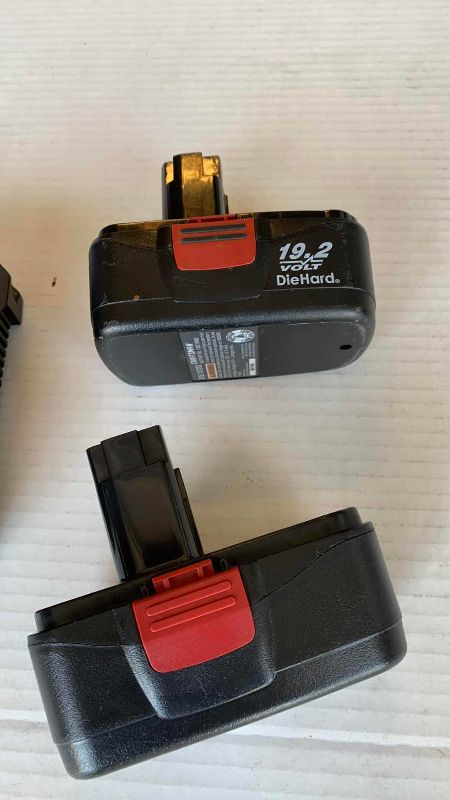 Photo 1 of CRAFTSMAN TOOL BATTERIES CHARGER AND 2-19.2VOLT BATTERIES